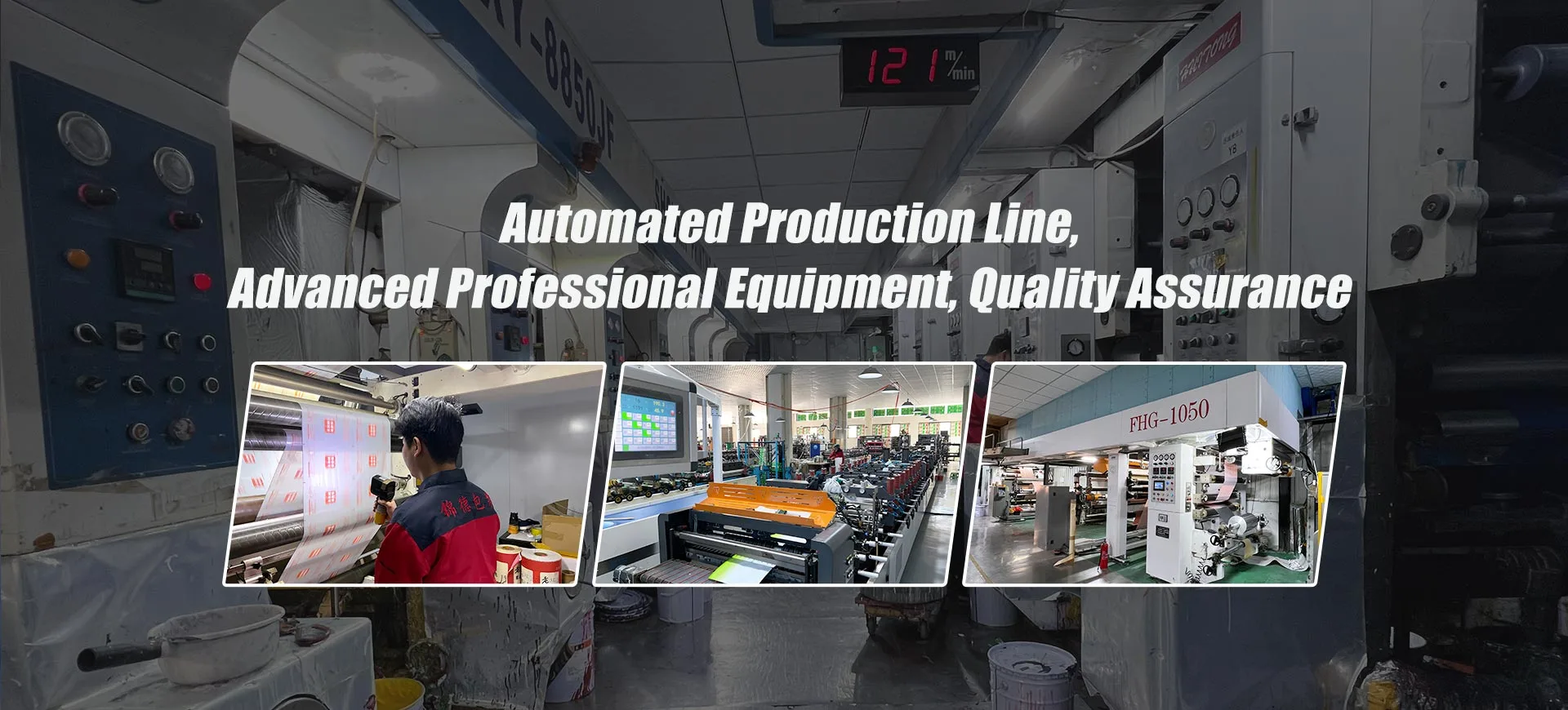 Geautomatiseerde productielijn, geavanceerde professionele apparatuur, kwaliteitsborging