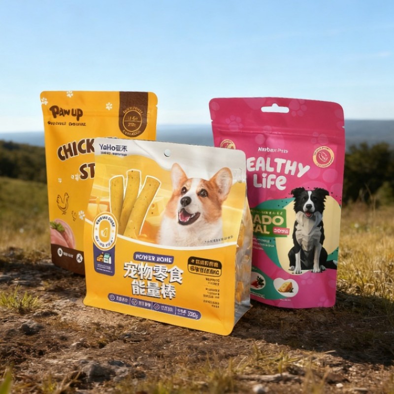 Jinde Packaging lanceert premium verpakkingszakken met achtzijdige afdichting voor katten- en hondenvoer